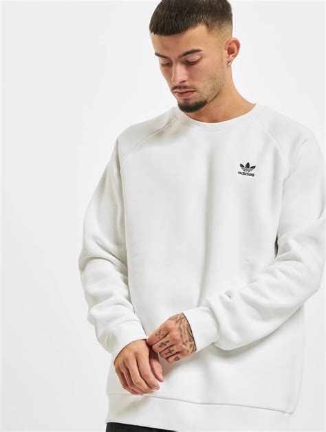 adidas pulli weiß rundhalspullover|adidas Originals Pullover Herren .